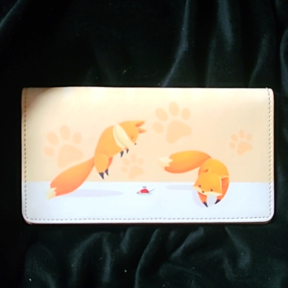 Never used fix wallet/check book holder